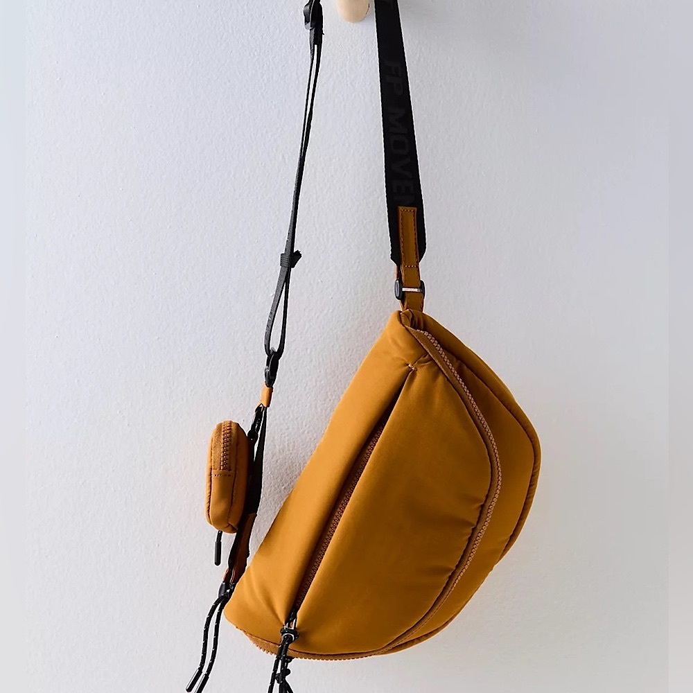Free People Mustard Crossbody Bag